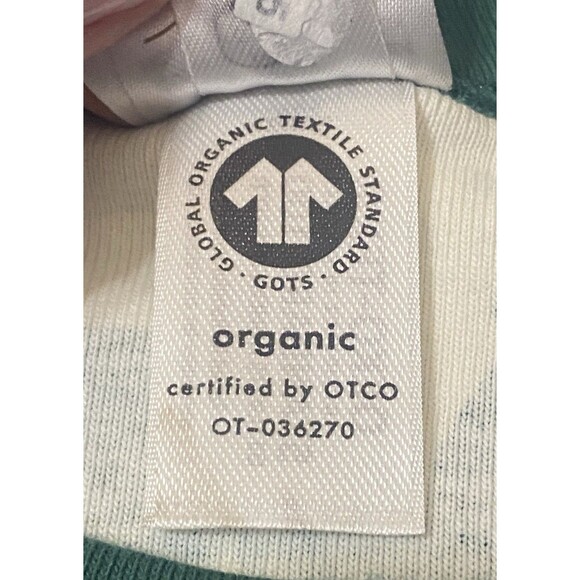 Hanna Andersson Organic Cotton Pajama Set Christmas Trees Holiday Top L Bottom M - Picture 11 of 16